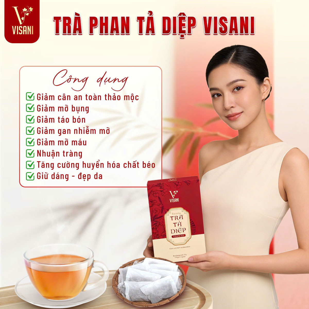 Công dụng trà Phan Tả Diệp Visani
