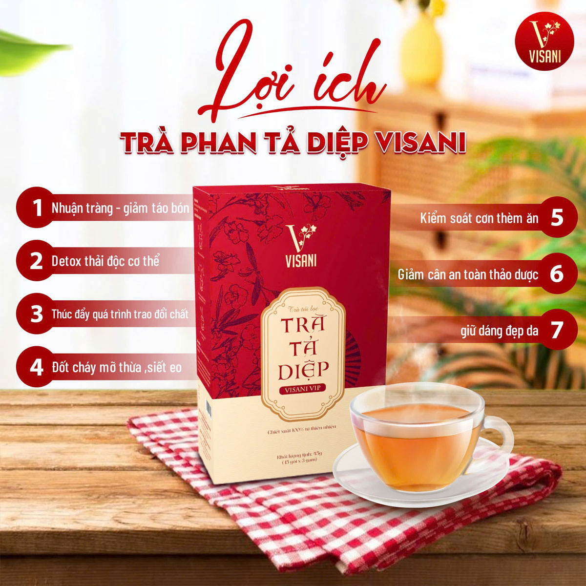 Lợi ích trà Phan Tả Diệp mang lại