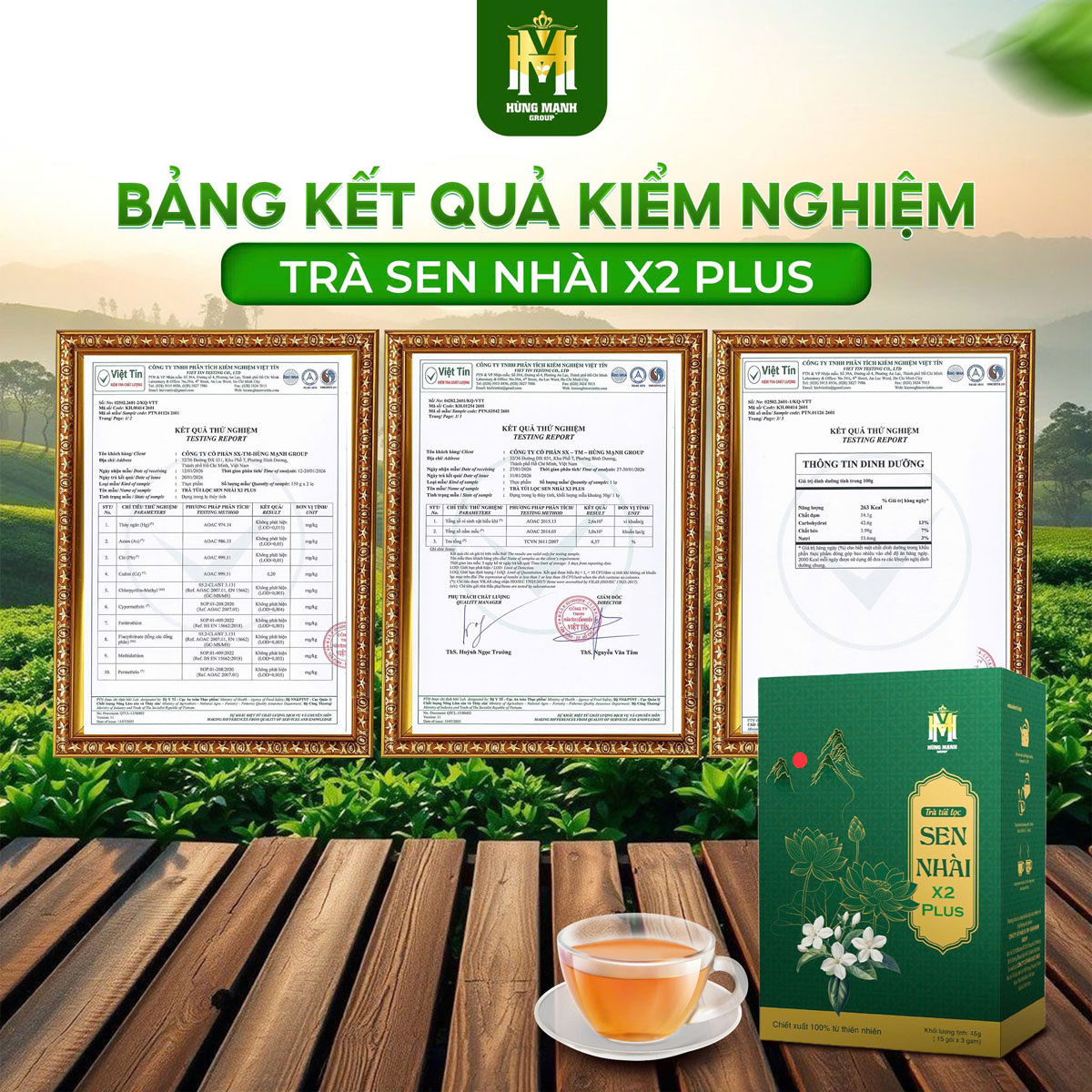 TRÀ SEN NHÀI X2 PLUS